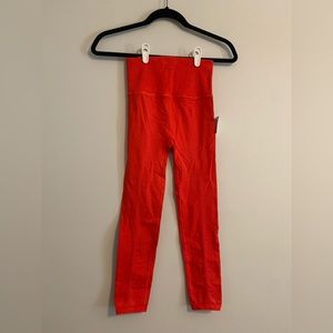 Free People Red Apple High-Rise 7/8 Length Good Karma Leggings XS/S